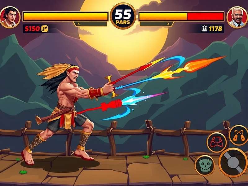 Fierce Fight Indian Fury combat strategies illustration